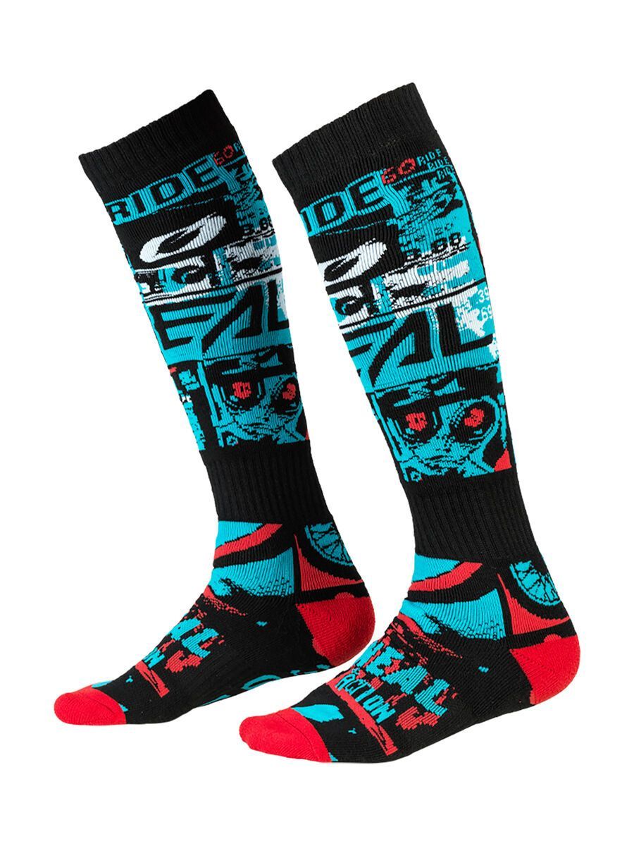 ONeal Pro MX Sock Ride, black/blue - Bild 1