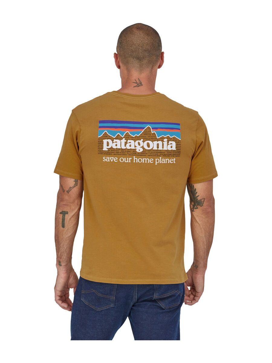 Patagonia Men's P-6 Mission Organic T-Shirt, oaks brown - Bild 3