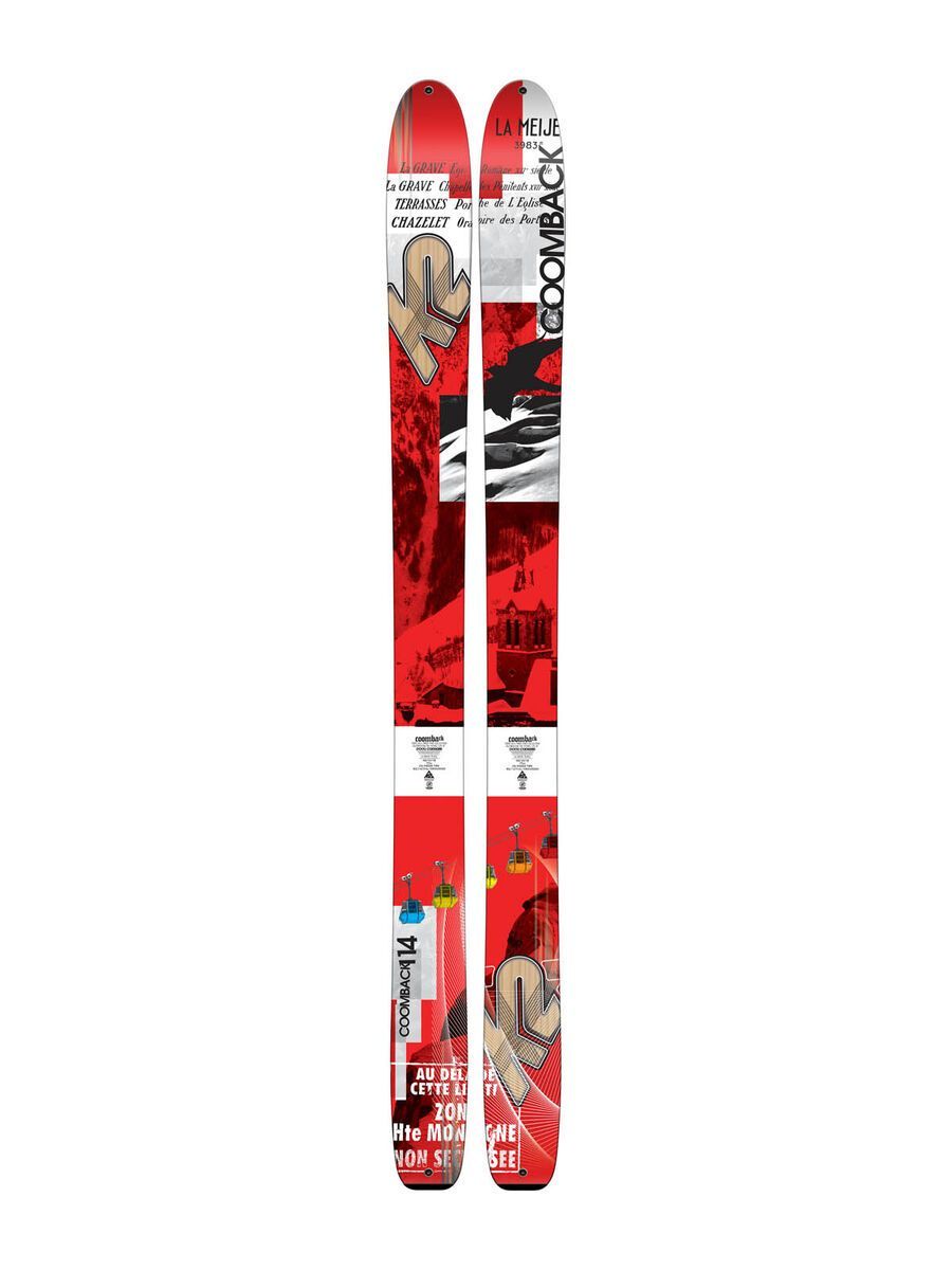 K2 SKI Set: Coomback 114 2016 + Marker Jester 16 - Bild 2