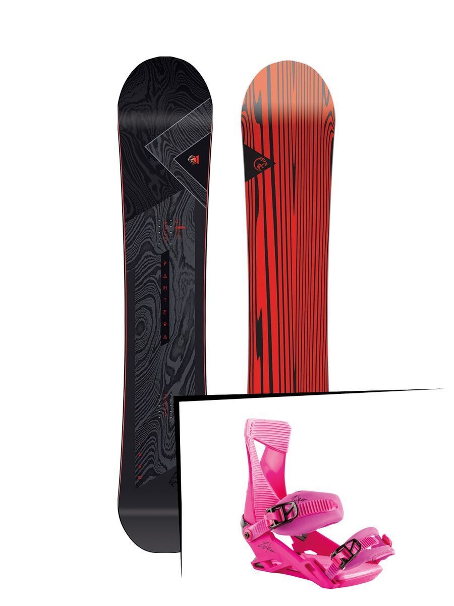 Set: Nitro Pantera Wide 2019 + Nitro Zero muted brights series raspberry - Bild 1