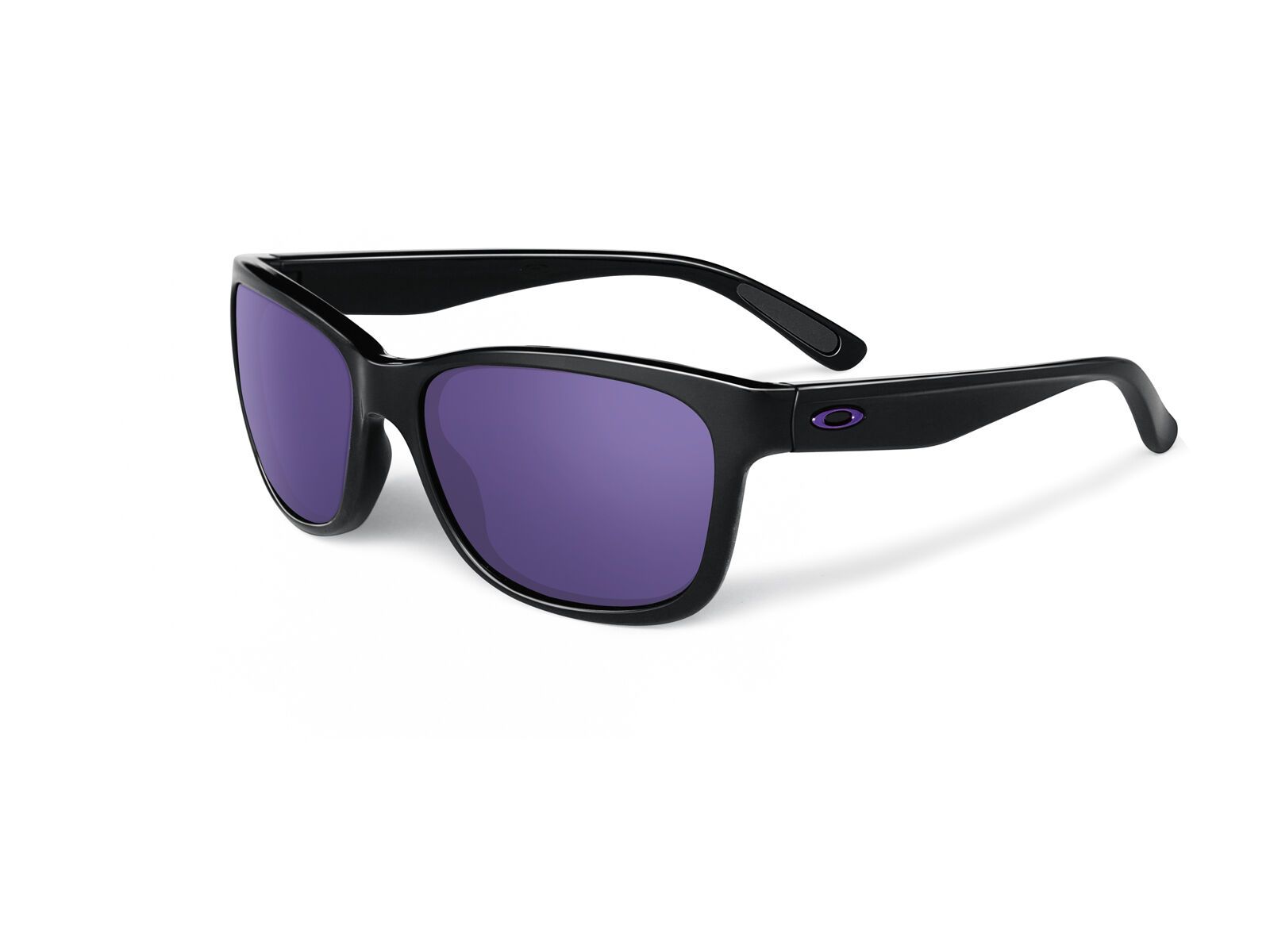 Oakley Forehand, polished black/Lens: violet iridium - Bild 1