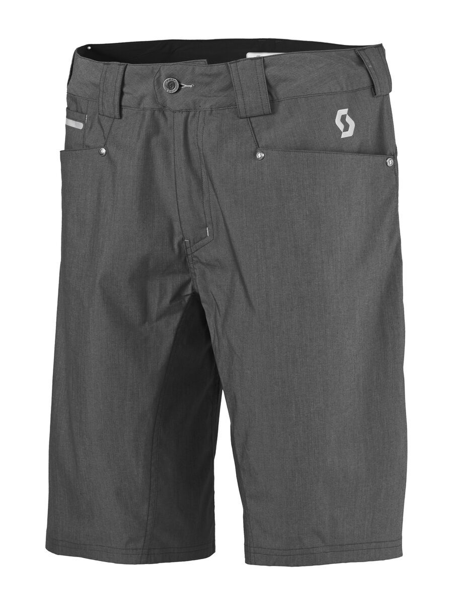 Scott Demin Shorts, dark grey stretch denim - Bild 1
