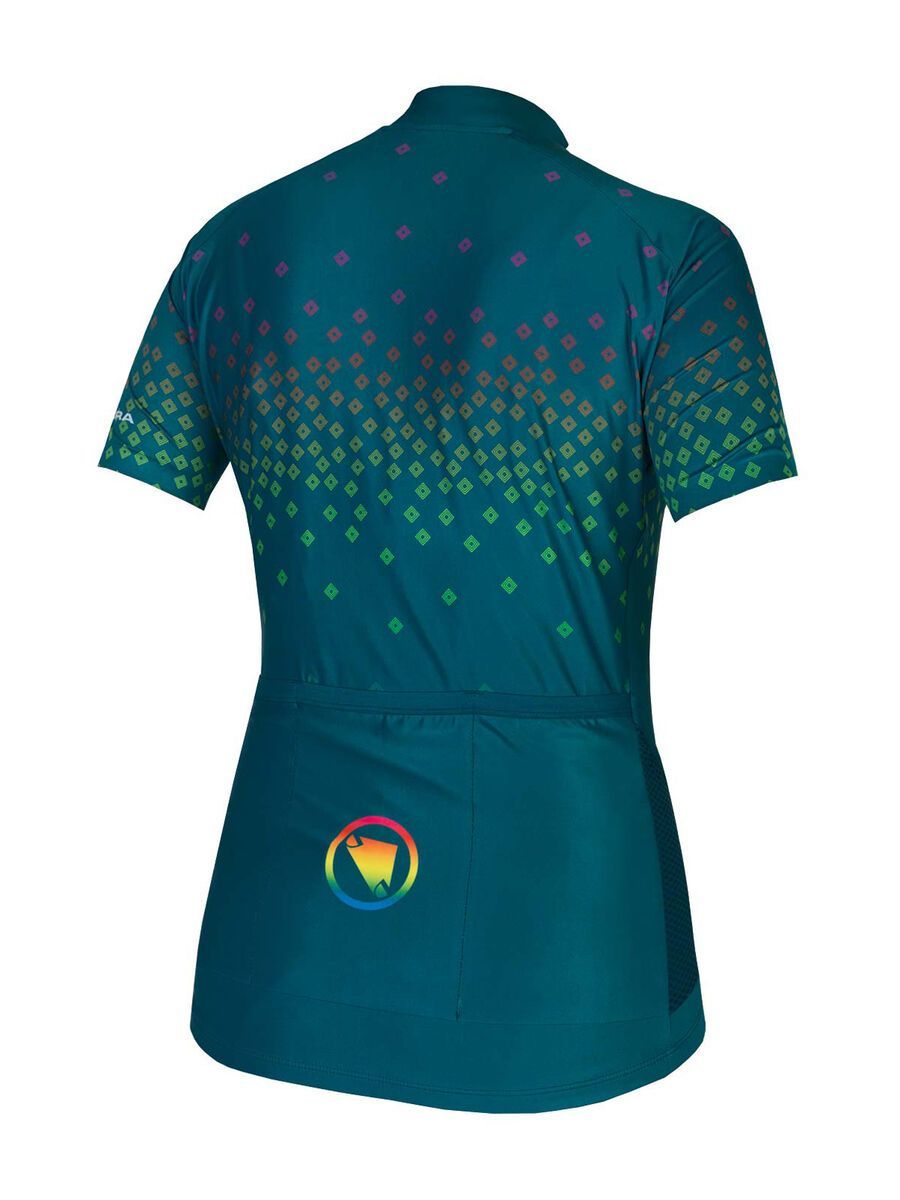 Endura Wms PT S/S Jersey LTD Scatter, kingfisher - Bild 2