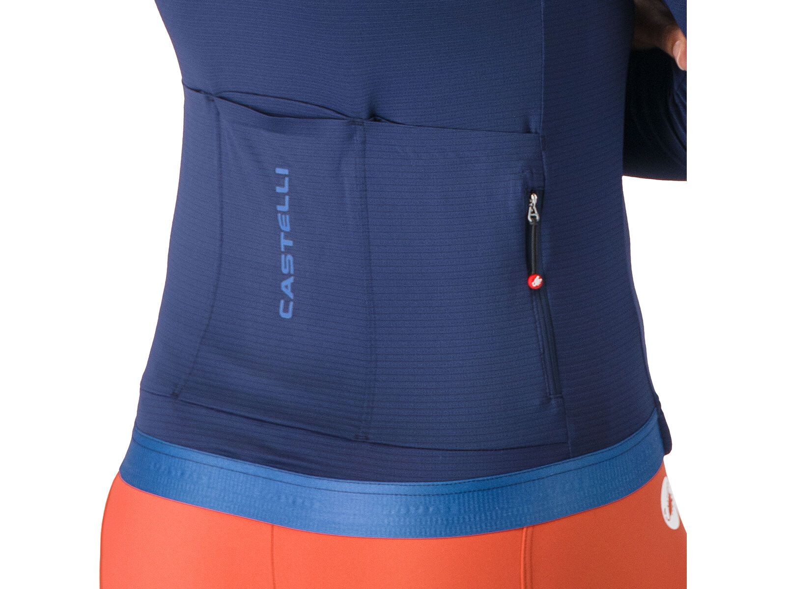 Castelli Espresso 2 W Long Sleeve Jersey, belgian blue - Bild 5