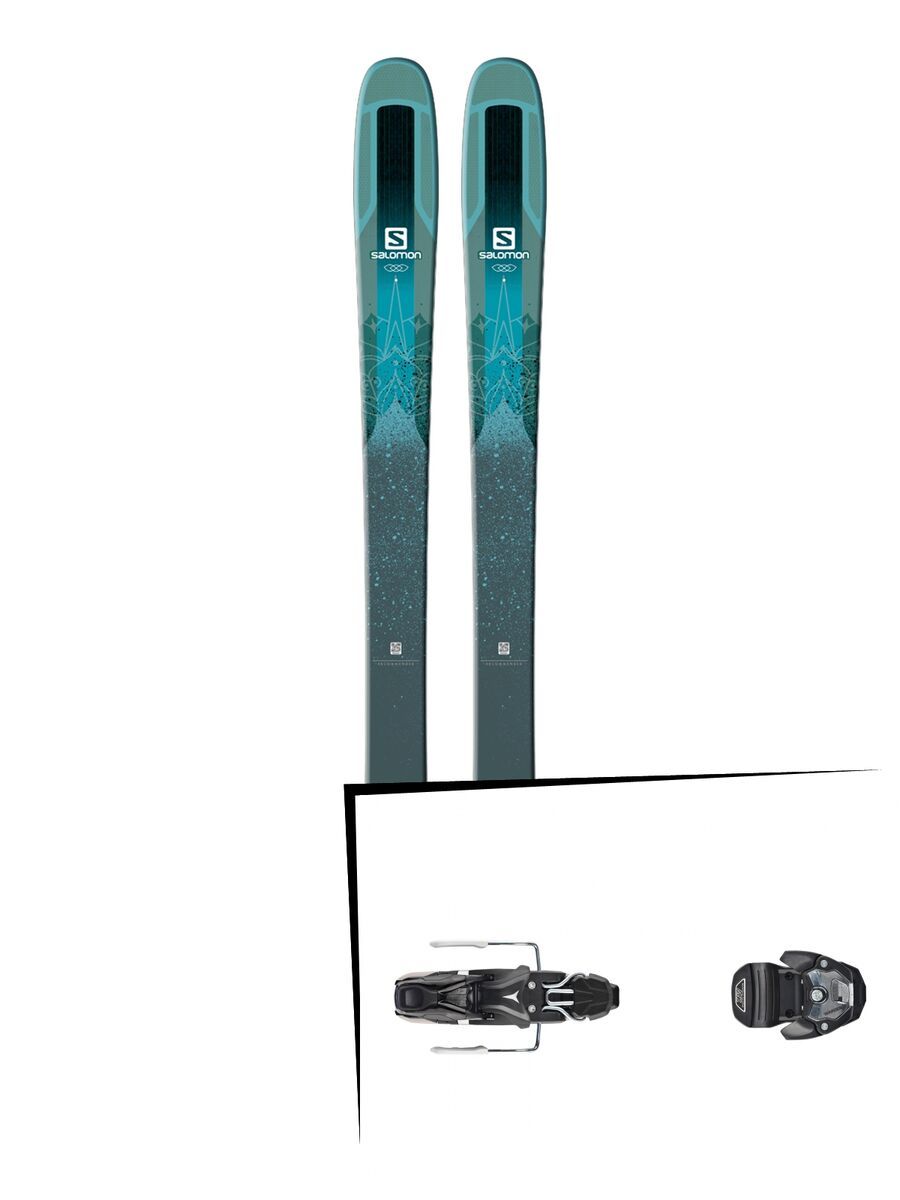 Set: Salomon QST Lumen 99 2018 + Atomic Warden MNC 11 black/black - Bild 1