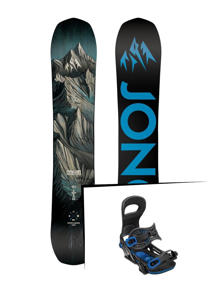 Set: Jones Explorer Wide 2019 + Bent Metal Transfer black - Bild 1