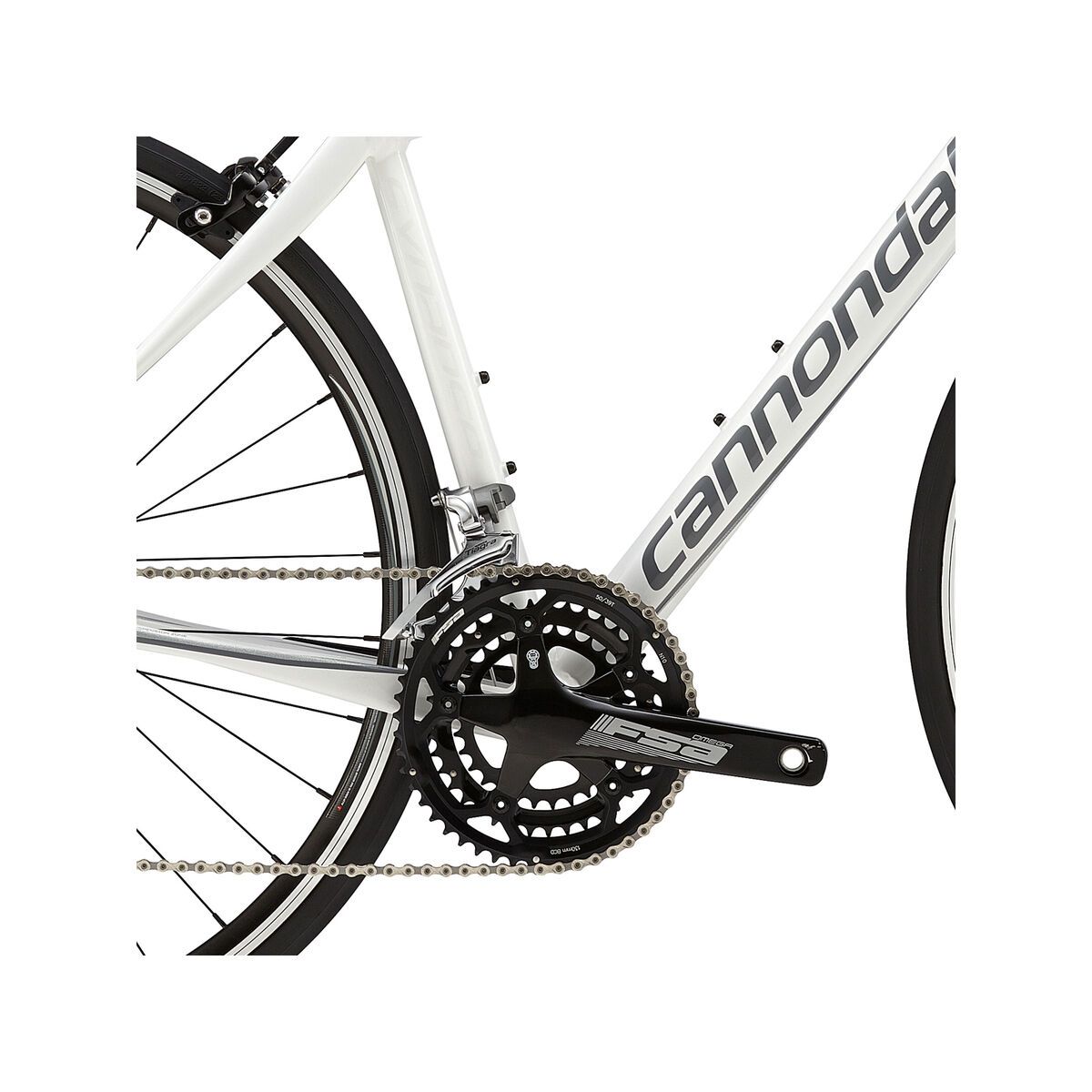 Cannondale Synapse Womens Tiagra, magnesium white with super sparkle silver, super sparkle grey and transparent pe - Bild 3