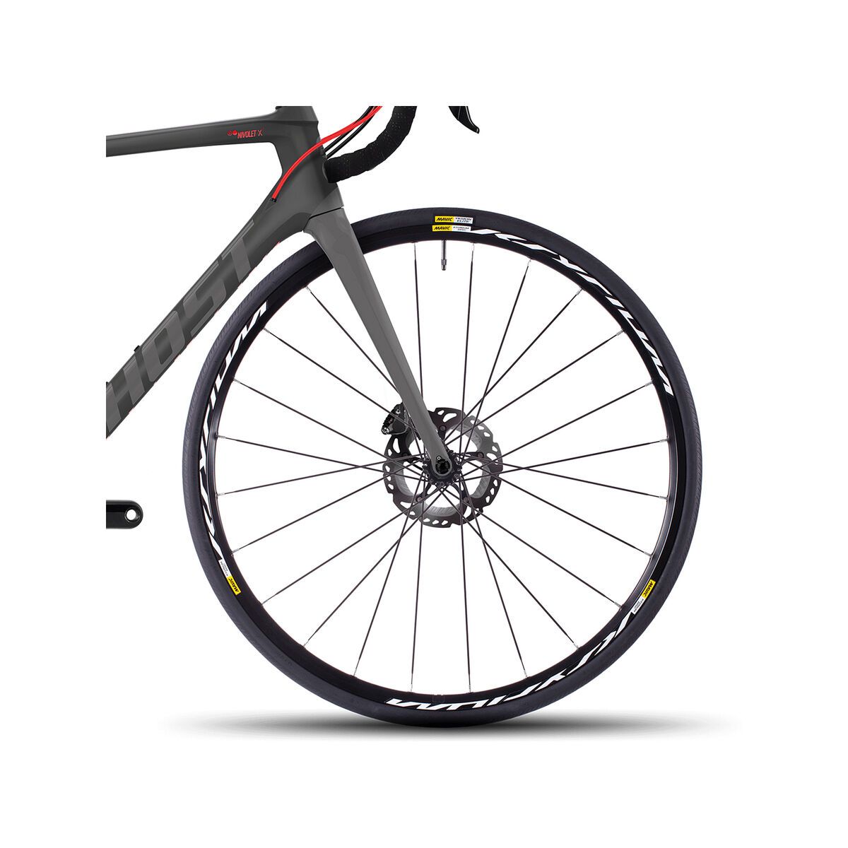 Ghost Nivolet X 7 LC, titanium grey/micro chip gray/neon red - Bild 2