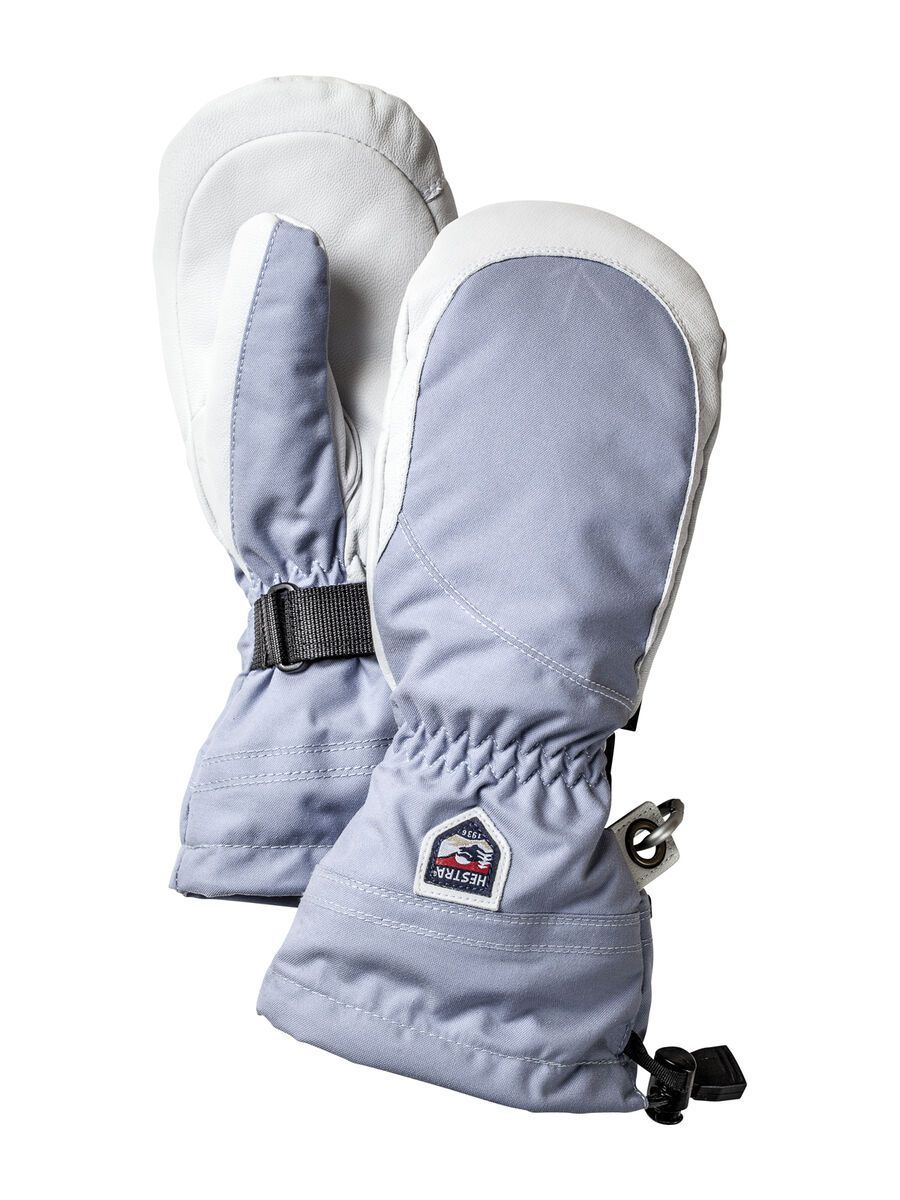 Hestra Heli Ski Female Mitt, eisblau/cremefarbig - Bild 1