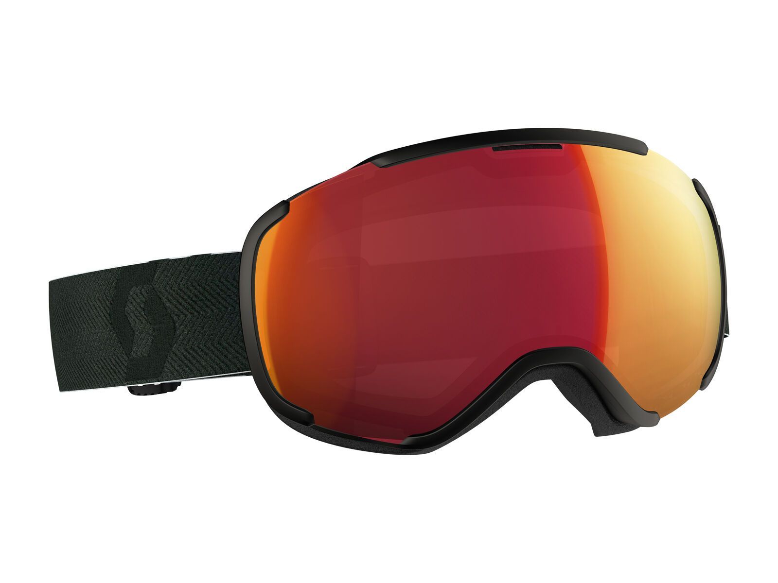 Scott Faze II, black/Lens: illuminator red chrome - Bild 1