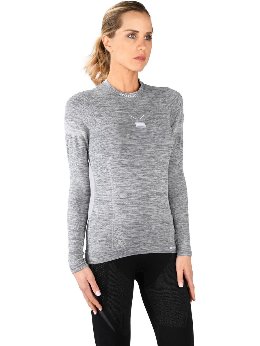 Iron-ic Long-Sleeve T-Shirt Performance 3DN Advance - Women, grey melange - Bild 3