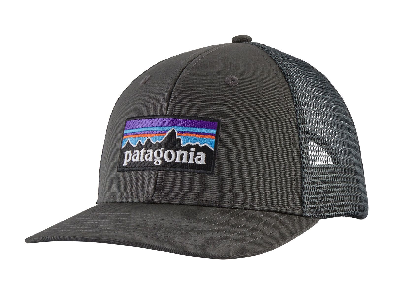 Patagonia P-6 Logo Trucker Hat forge grey 38289-FGE-ALL