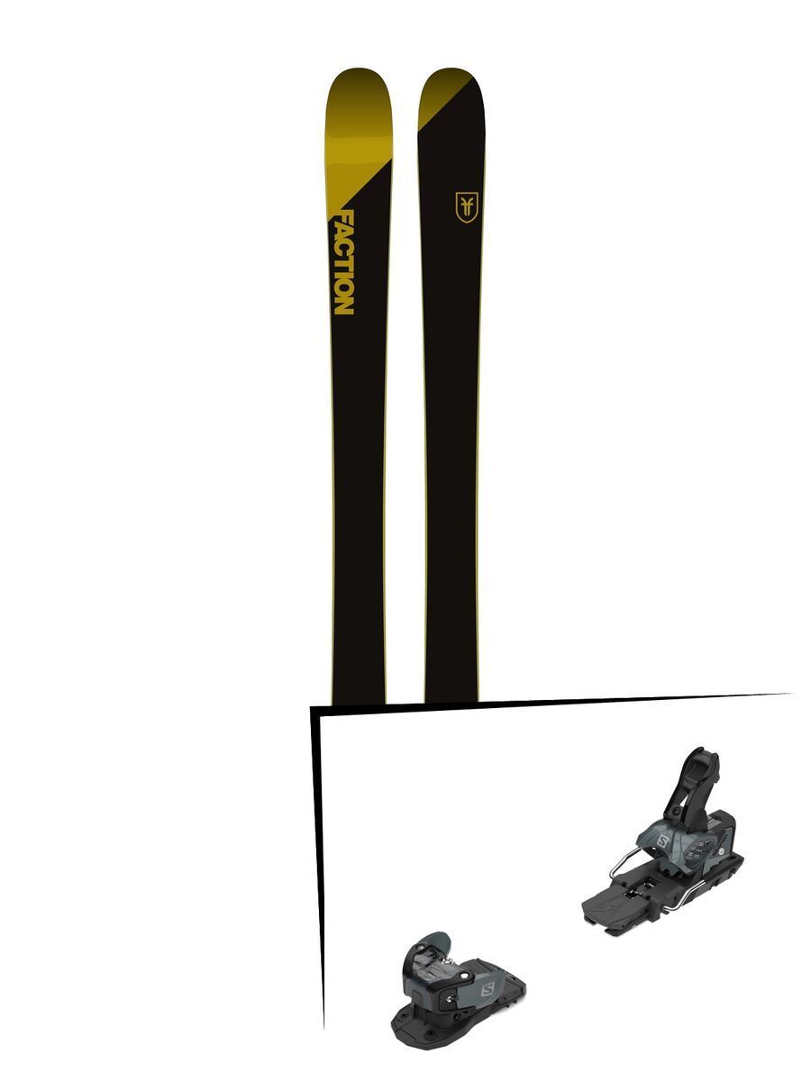 Set: Faction Candide 2.0 2018 + Salomon Warden MNC 13 black/grey - Bild 1