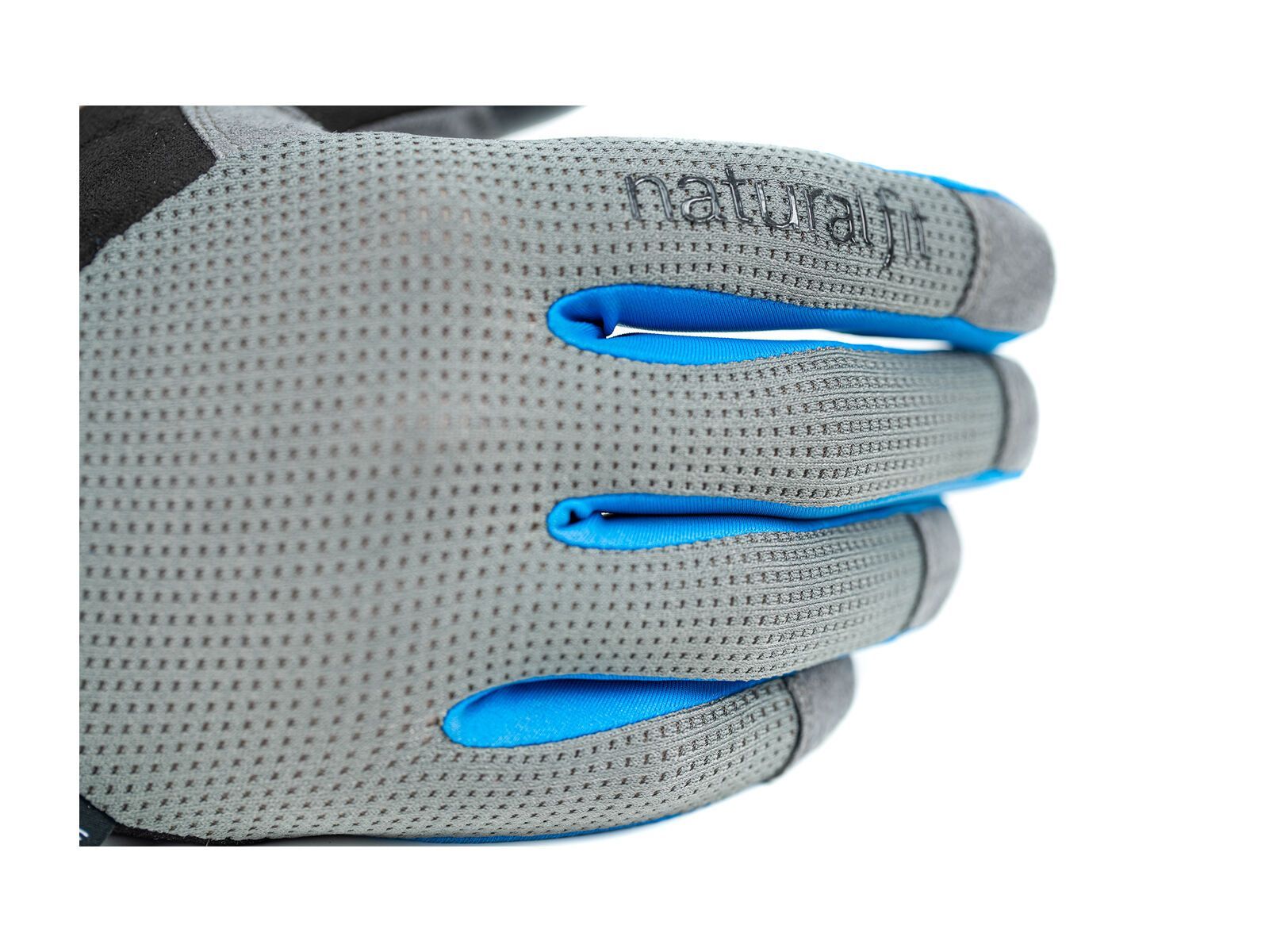 Cube Handschuhe Langfinger X Natural Fit, grey´n´blue - Bild 6