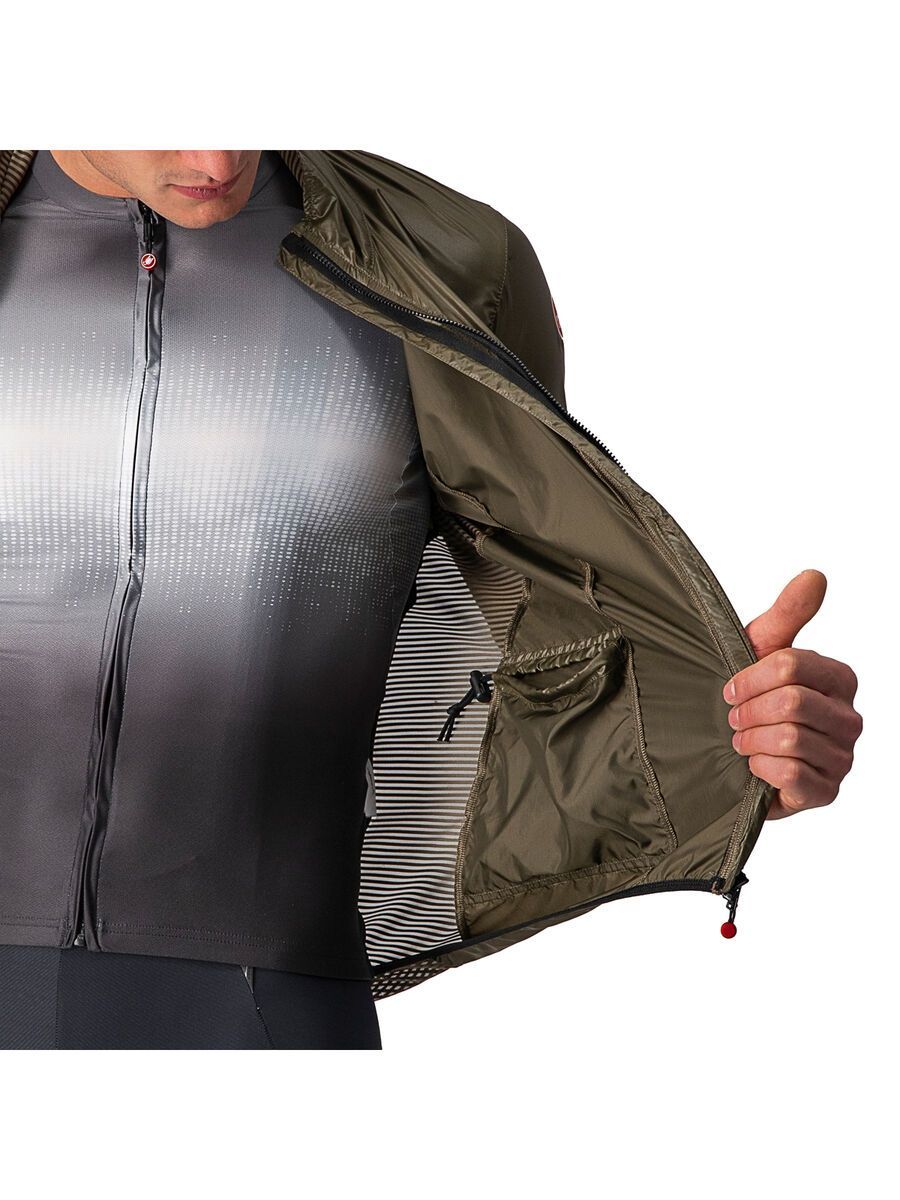 Castelli Aria Shell Jacket, moss brown - Bild 5