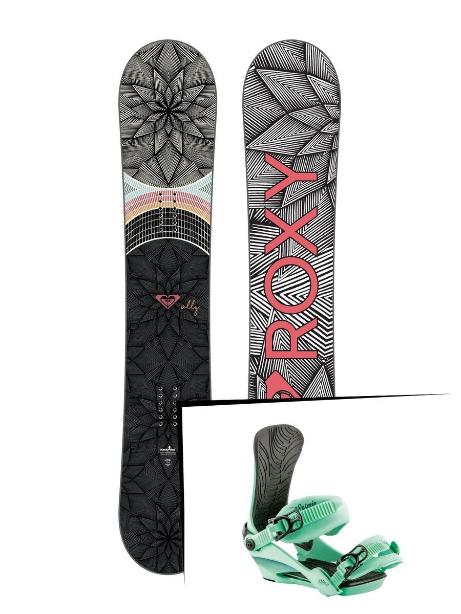 Set: Roxy Ally 2019 + Nitro Cosmic muted brights series coral - Bild 1