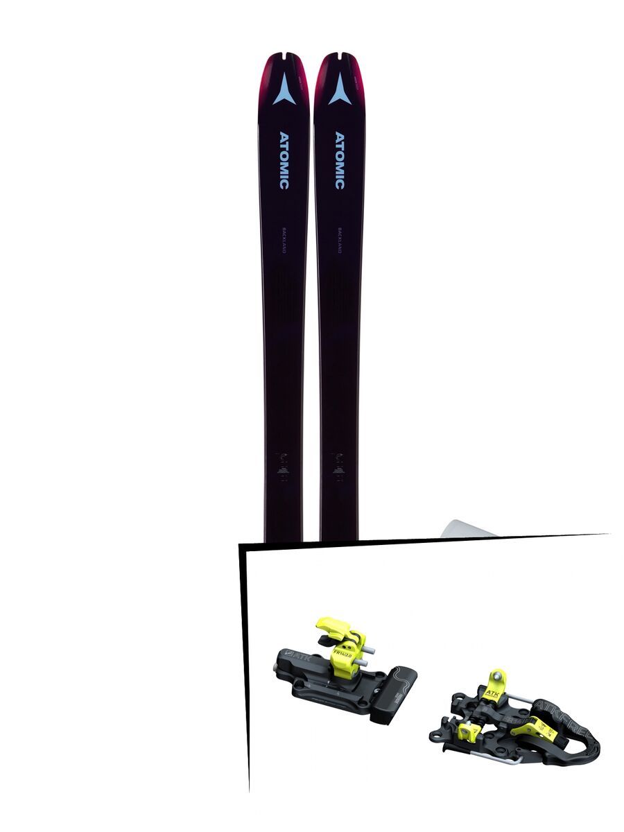 Set: Atomic Backland 85 W + Hybrid Skin 85 2019 + ATK Freeraider 14 2.0 - Bild 1