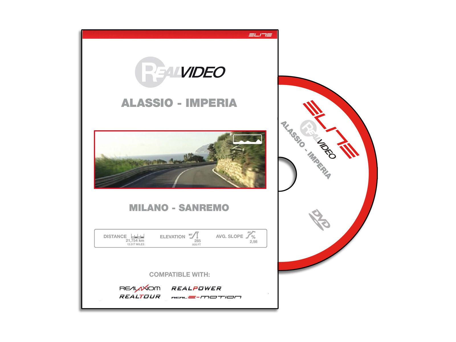 Elite DVD für RealAxiom, RealPower und RealTour - Milano Sanremo Alassio-Imperia - Bild 1