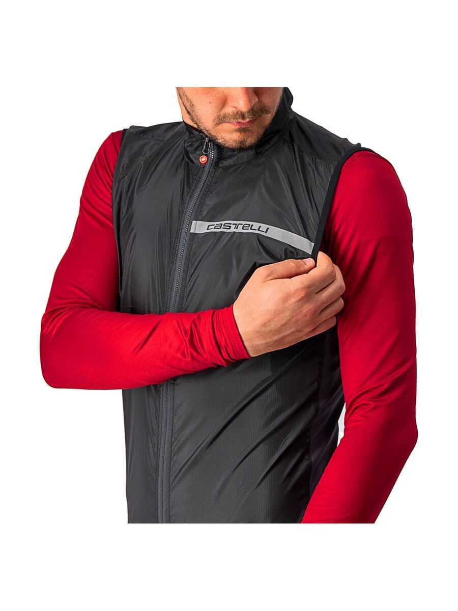Castelli Squadra Stretch Vest, light black/dark gray - Bild 5
