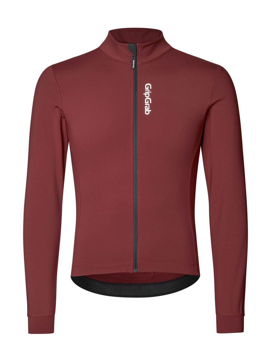 GripGrab RIDE Thermal Long Sleeve Jersey, dark red - Bild 2
