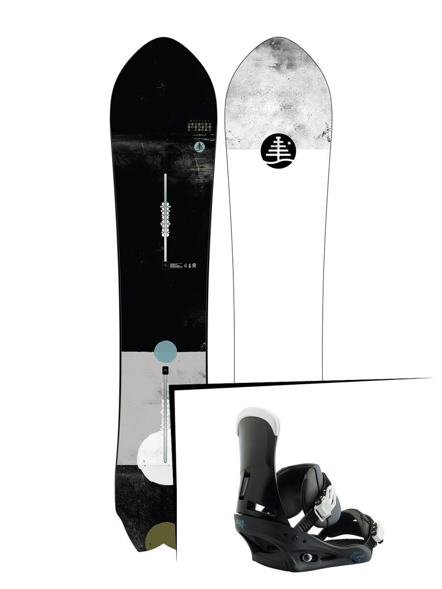 Set: Burton Family Tree Mystery Fish 2019 + Burton Custom black/multi - Bild 1