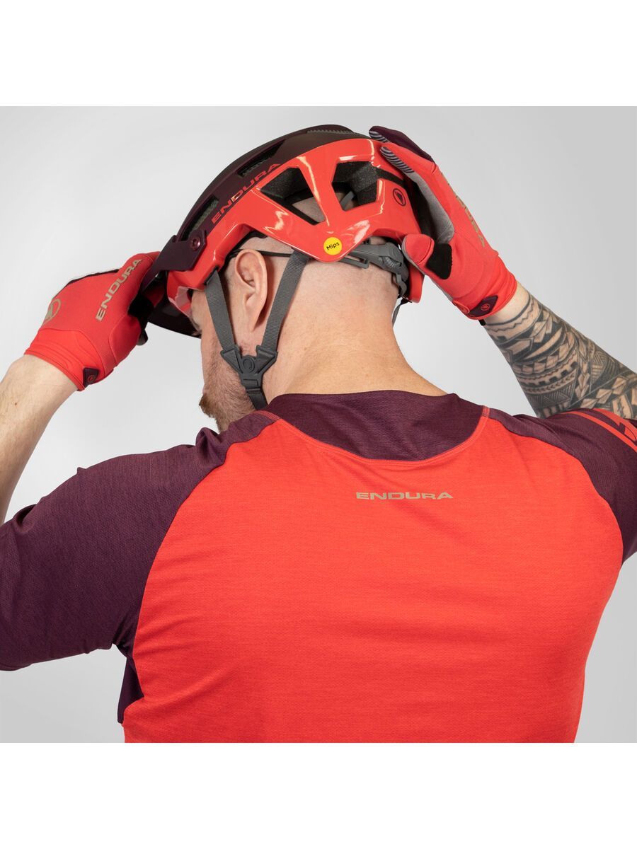 Endura SingleTrack Kurzarmtrikot, granatapfel - Bild 8