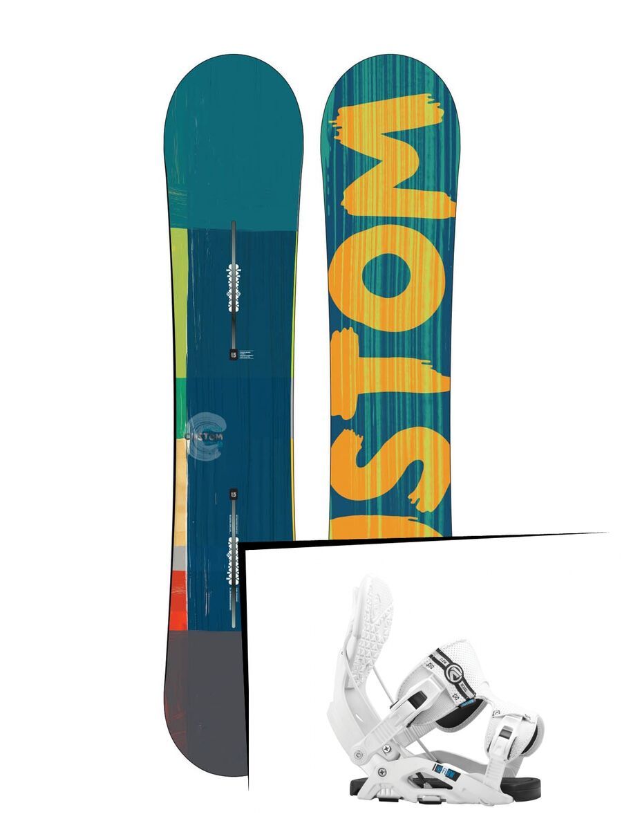 Set: Burton Custom Flying V 2015 + Flow Nexus (1513163S) - Bild 1
