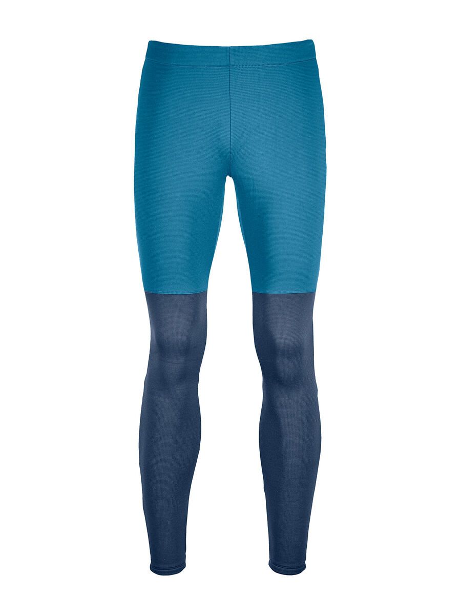 Ortovox Merino Fleece Light Long Pants M, blue sea - Bild 1