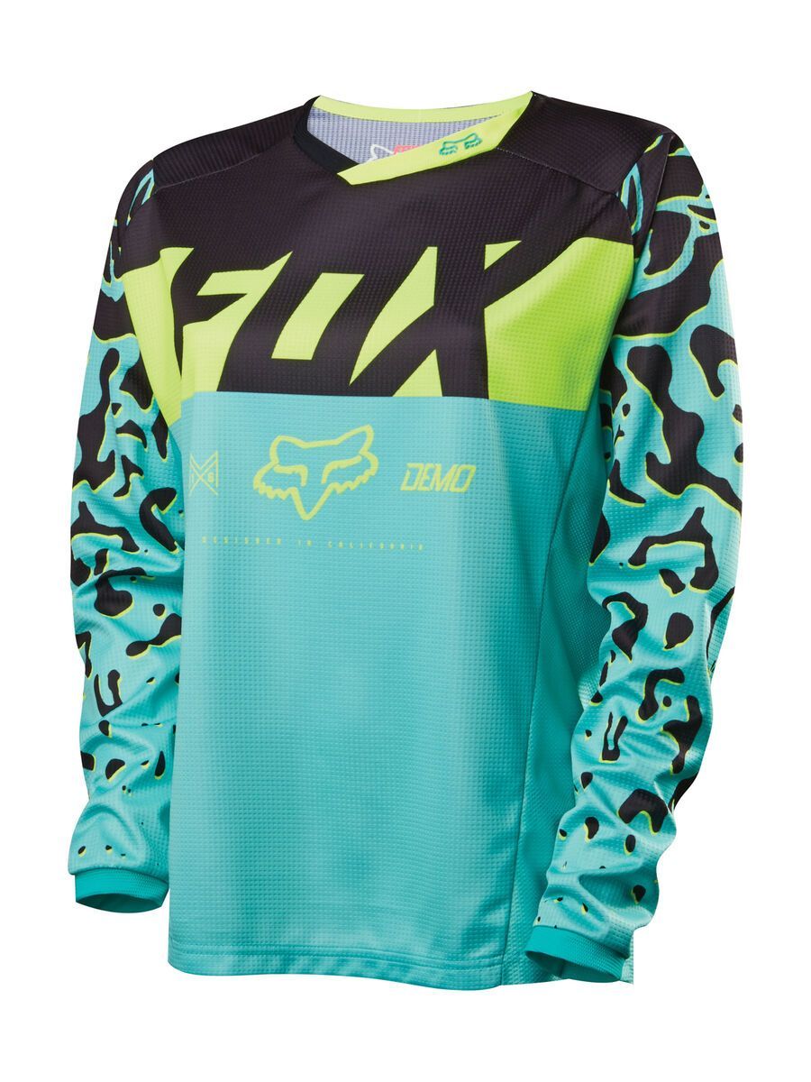 Fox Womens Demo DH LS Race Jersey, miami green - Bild 1