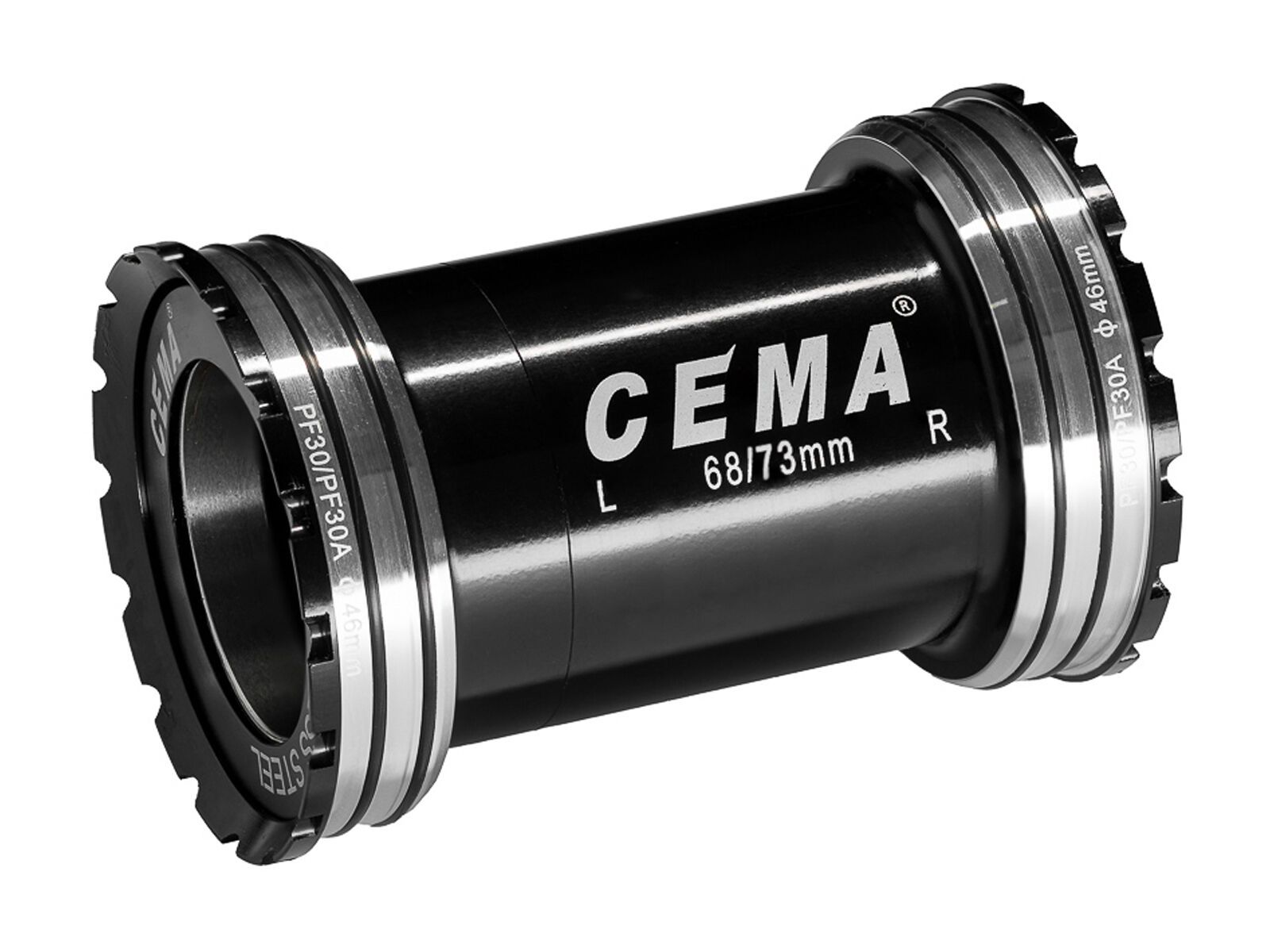 CEMA PF30 Interlock BB30 / PF30 - Edelstahl, black - Bild 1