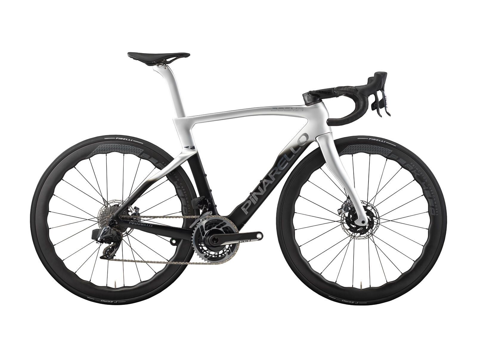 Pinarello Dogma F Red eTap AXS / Princeton CarbonWorks GRIT 4540, plutonium flash - Bild 1