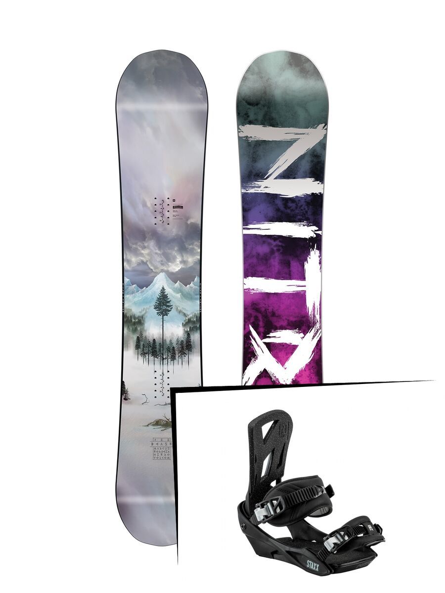 Set: Nitro Beast Nitro x Volcom 2019 + Nitro Staxx pepper - Bild 1
