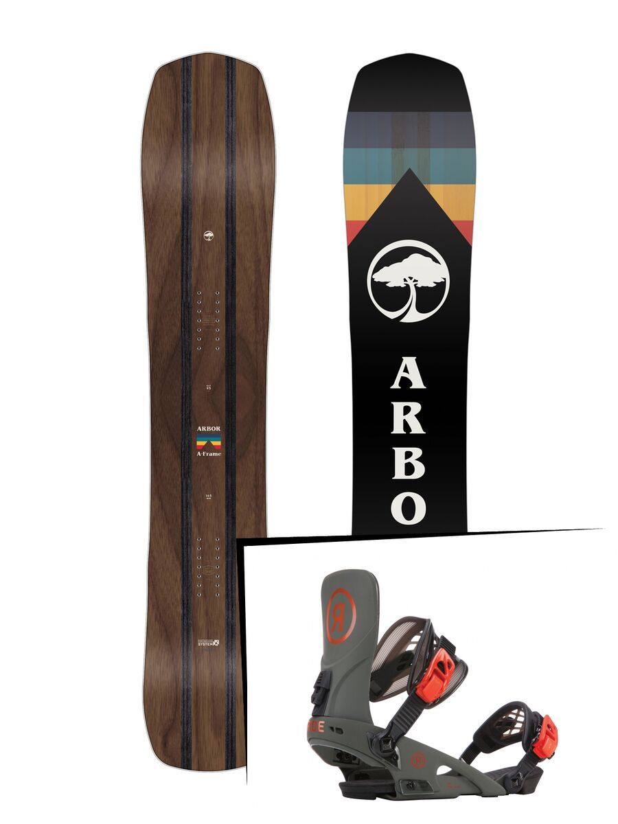 Set: Arbor A-Frame 2019 + Ride LTD olive - Bild 1