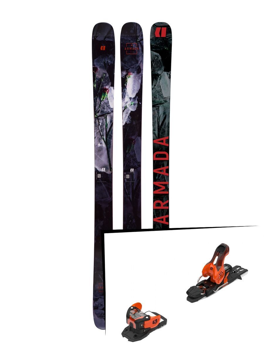 Set: Armada Arw 96 2019 + Salomon Warden 11 orange/black - Bild 1