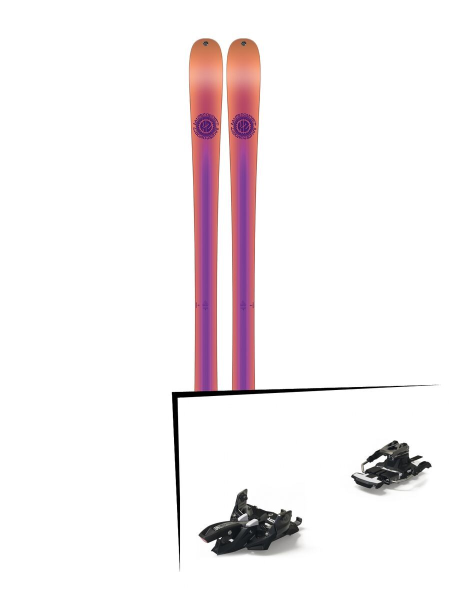 Set: K2 SKI Missconduct 2018 + Marker Alpinist 12 Long Travel black/titanium - Bild 1