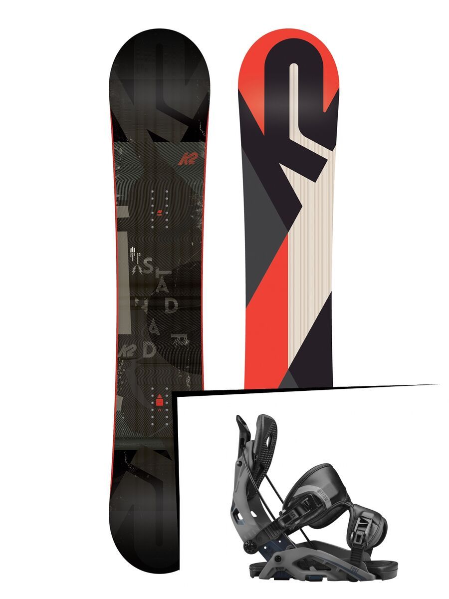 Set: K2 Standard Wide 2018 + Flow Fuse gunmetal - Bild 1