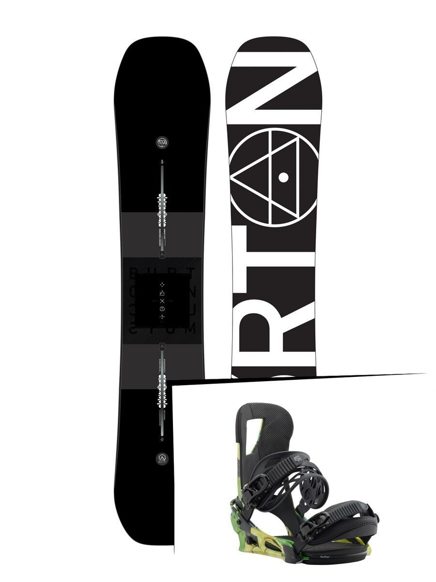 Set: Burton Custom X Flying V 2019 +  Cartel (1930909S) - Bild 1