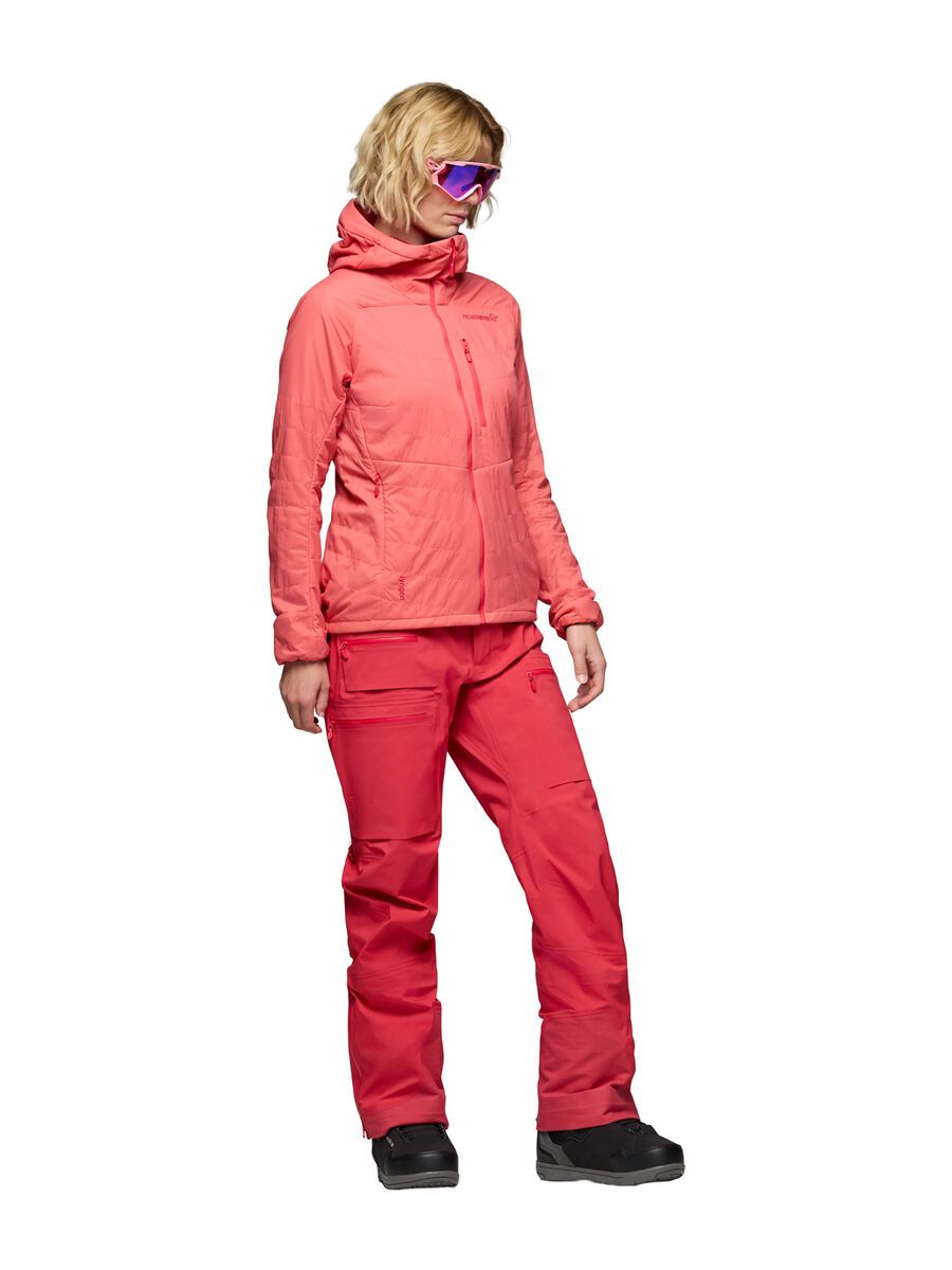 Norrona lyngen Alpha100 Zip Hood W's, calypso coral - Bild 7