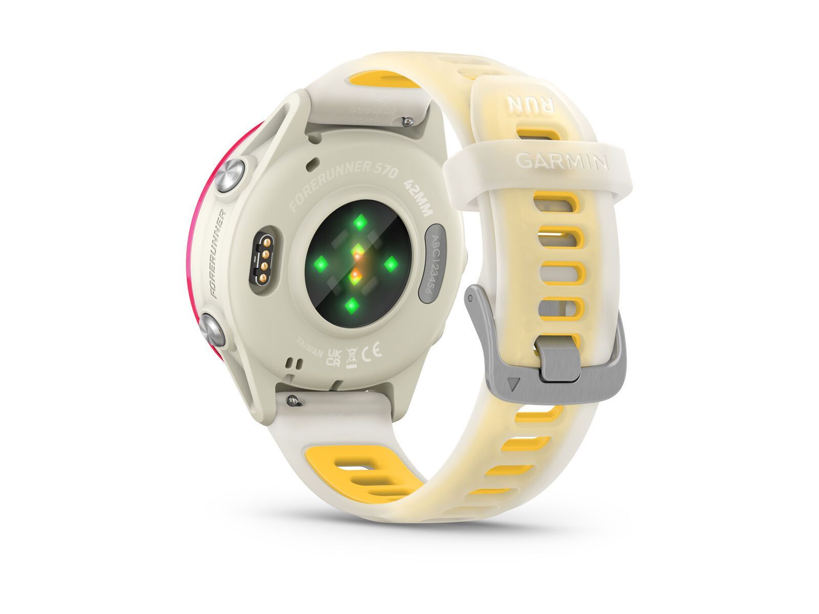 Garmin Forerunner 570 - 42 mm, bone/himbeerrot - Bild 7