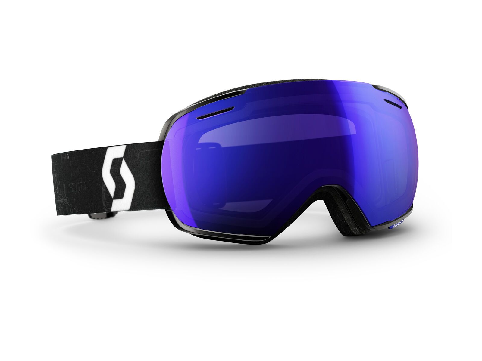 Scott Linx + Spare Lens, schematic black/ls blue chrome - Bild 1