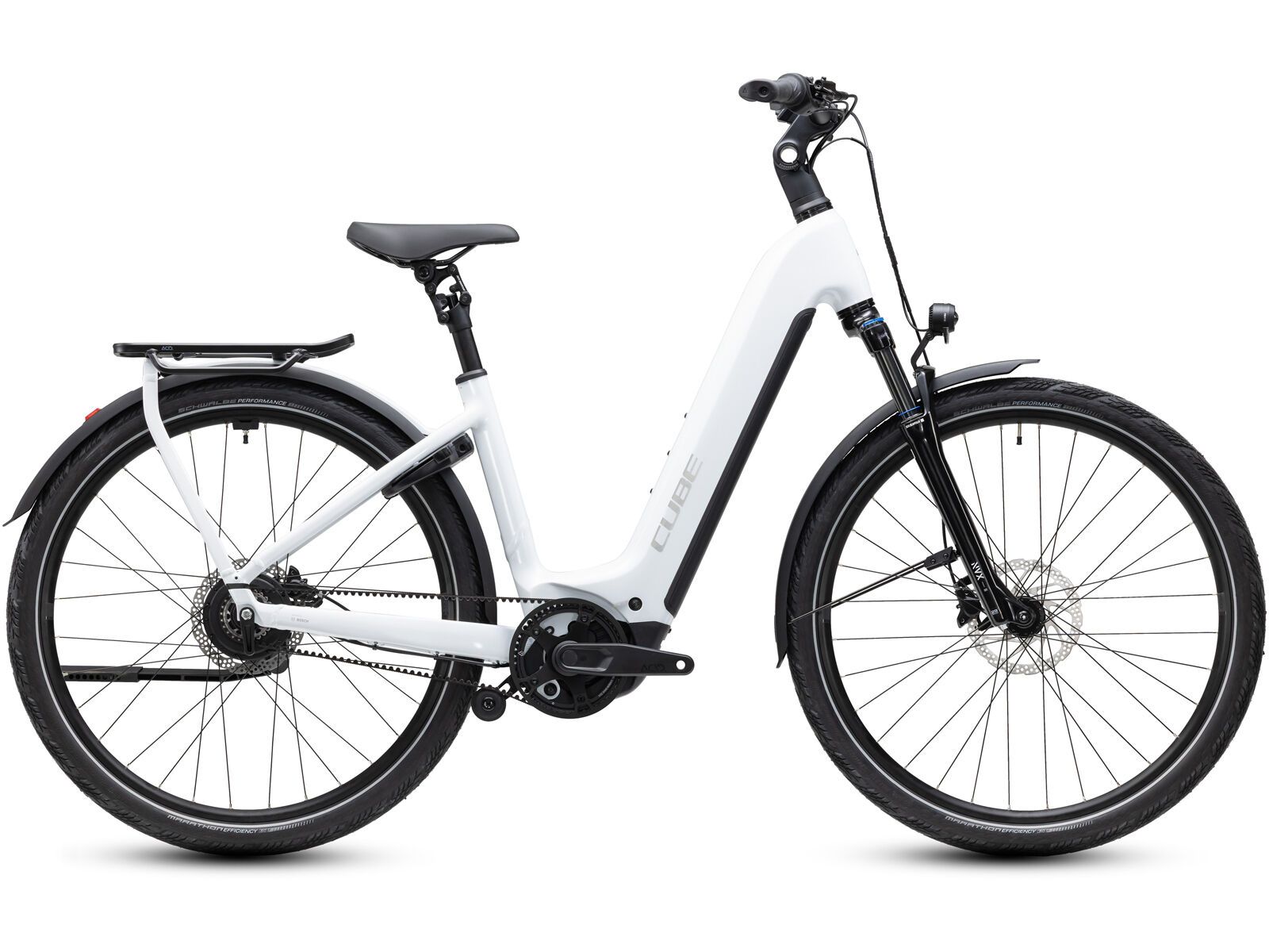 Cube Kathmandu Hybrid Deluxe Pro 800 Easy Entry, metallicwhite´n´chrome - Bild 1