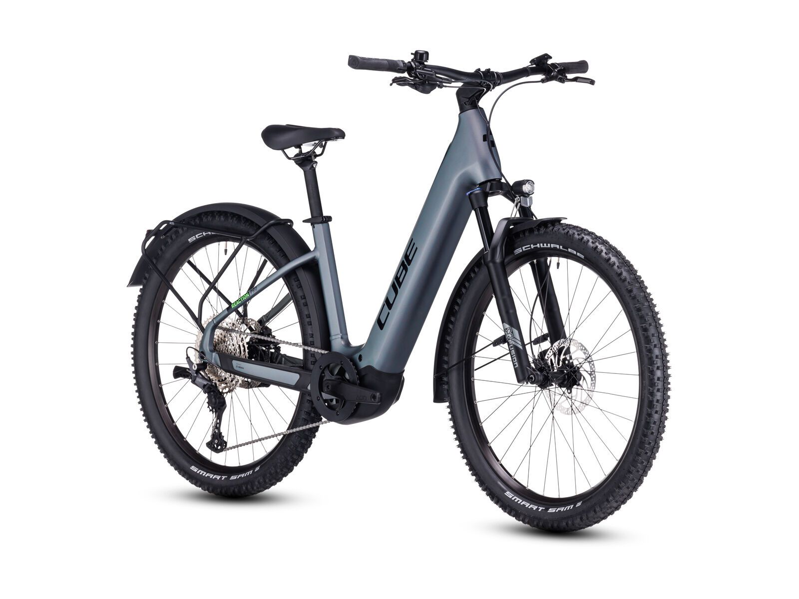 Cube Reaction Hybrid Pro Allroad 750 27.5 Easy Entry, flashgrey´n´green - Bild 2