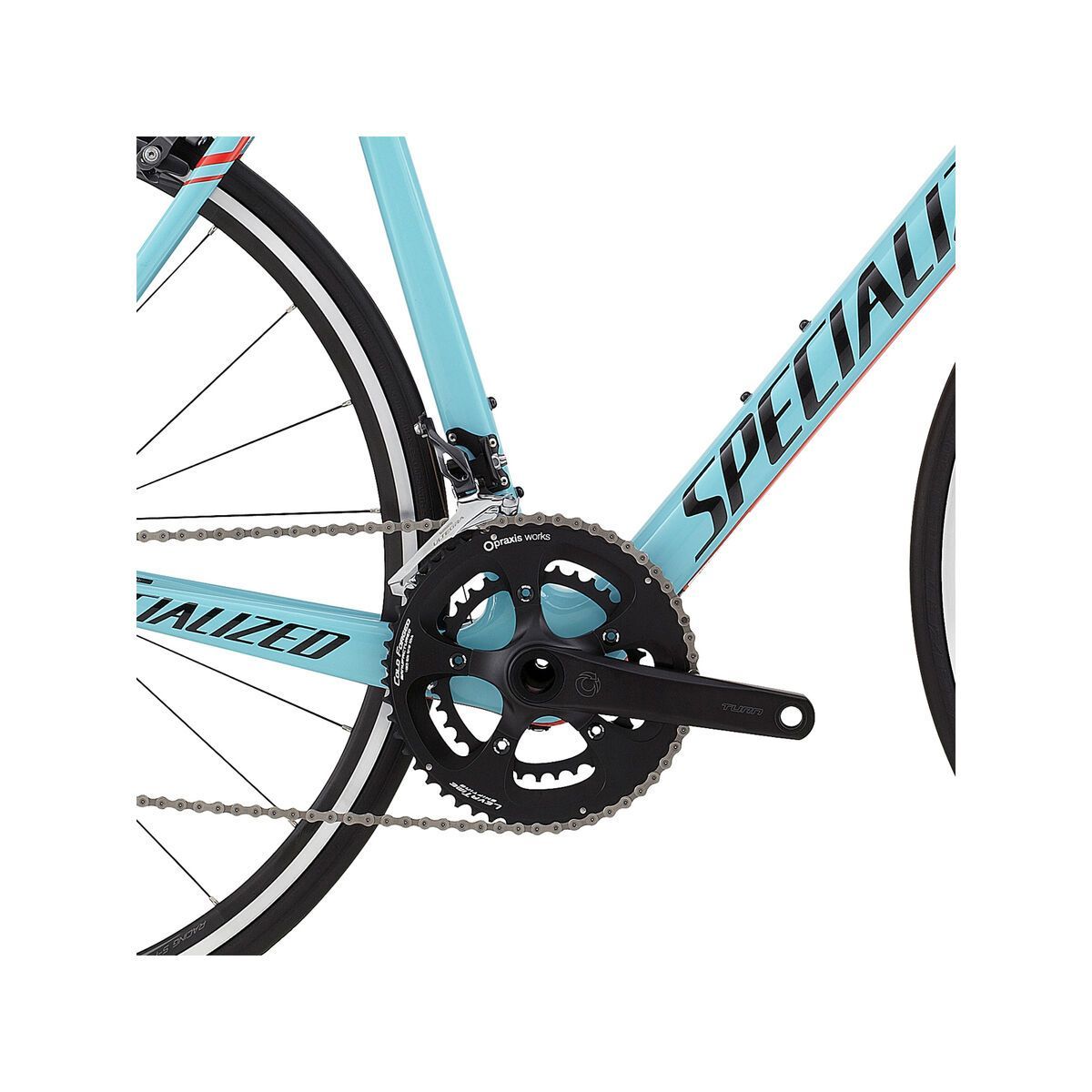 Specialized Tarmac Comp CEN, gloss light blue/rocket red/tarmac black - Bild 3