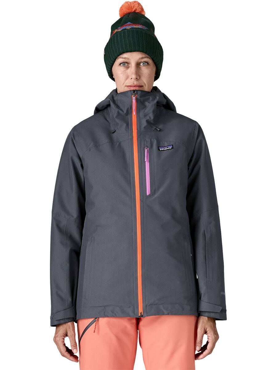 Patagonia Women's Insulated Powder Town Jacket, smolder blue w/orange peel - Bild 6