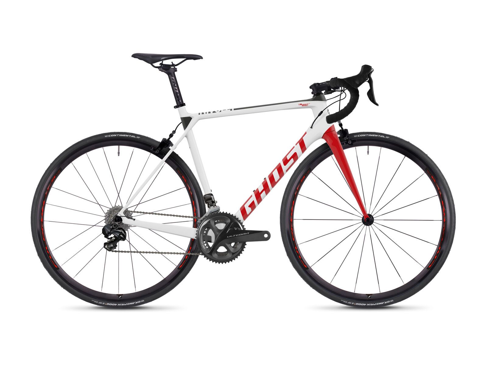 Ghost Nivolet 8.8 LC, star white/riot red/night black - Bild 1