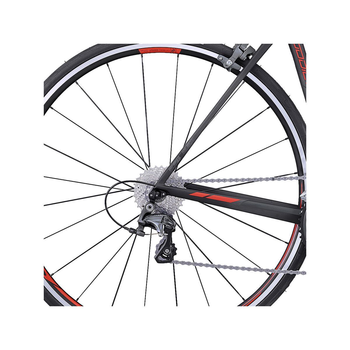 Scott Addict 20, black/anthracite/red - Bild 5