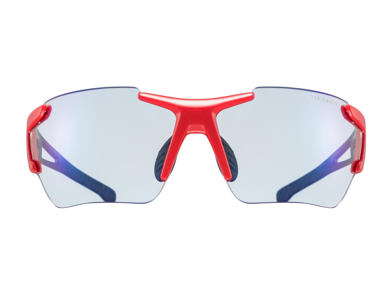 uvex sportstyle 803 race v, black red mat/Lens: variomatic litemirror blue - Bild 3