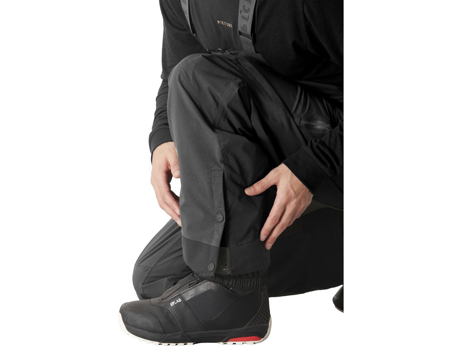 Picture Avening Bib Pants, black - Bild 11