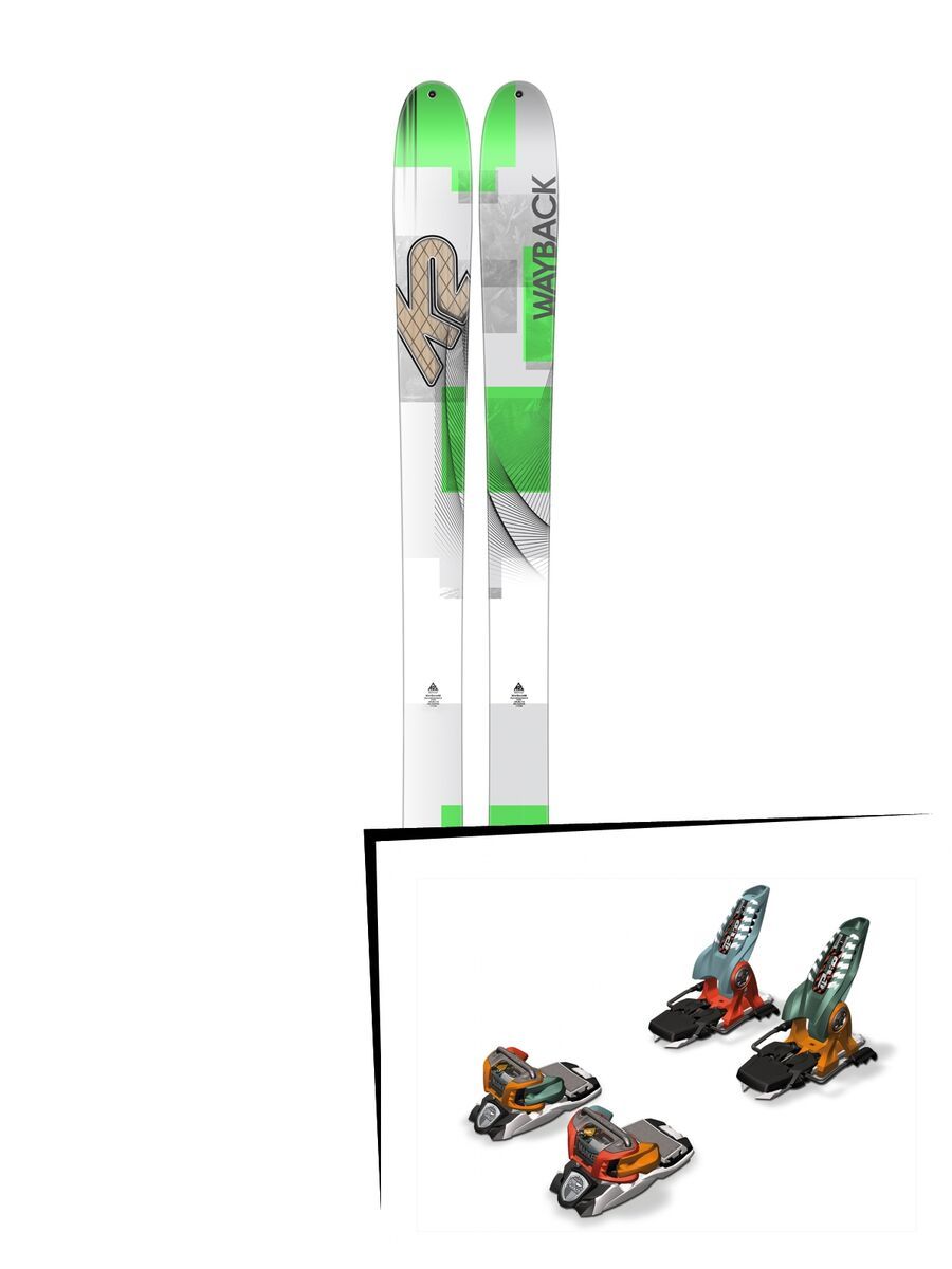 K2 SKI Set: Wayback 96 2016 + Marker Jester 18 PRO - Bild 1
