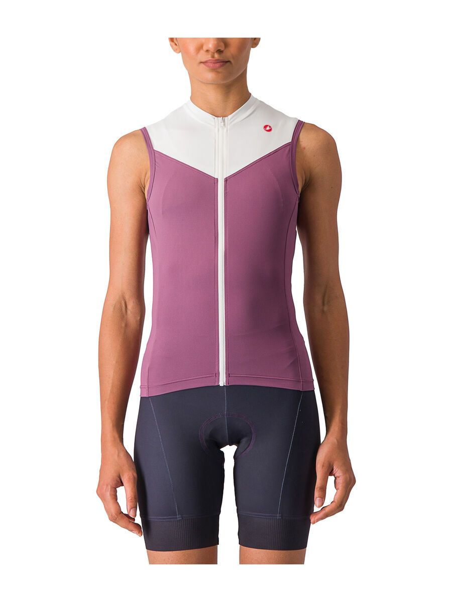 Castelli Solaris Sleeveless Jersey, deep purple/ivory - Bild 1